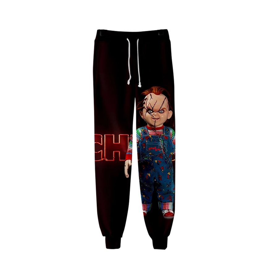 Men'S Fashion Trousers - 2026 New 3D Full-print Horror Movie