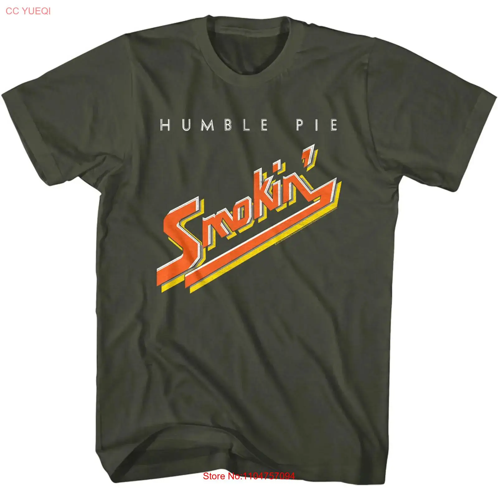 Men'S Fashion 1960S - Humble Pie Men's T Shirt Smokin'