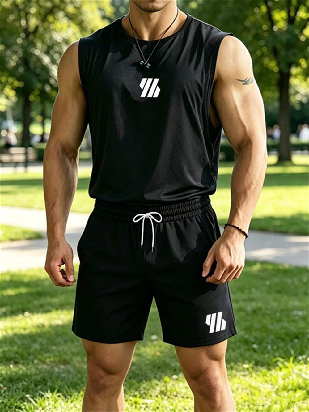 Mens Fashion Casual - 2026 new Men's Brand Vest Two-piece