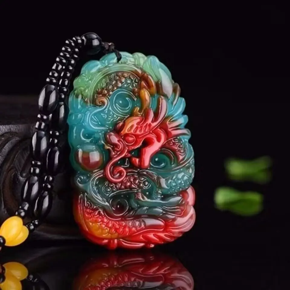 Men'S Fashion Usa - Real Jade Dragon Pendant Necklace Pendants