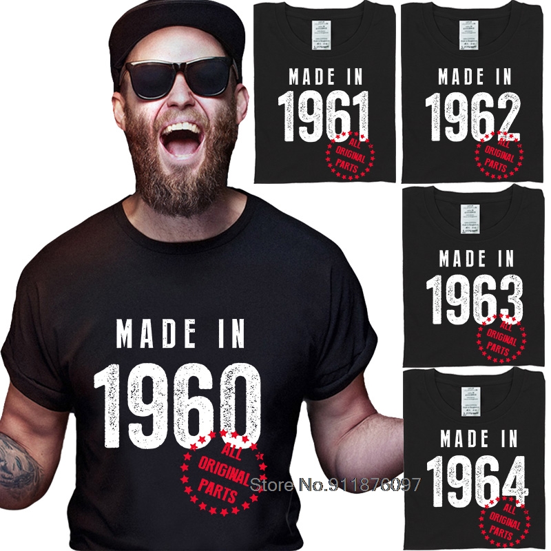 Men'S Fashion 1960S - T-Shirt Man Cotton Summer Big Size