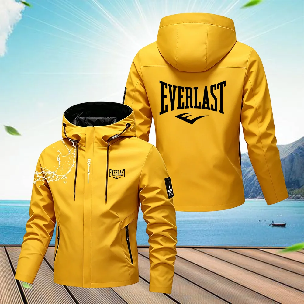 Windbreaker Men Zip - Men's Spring Autumn Streetwear Hooded Jacket