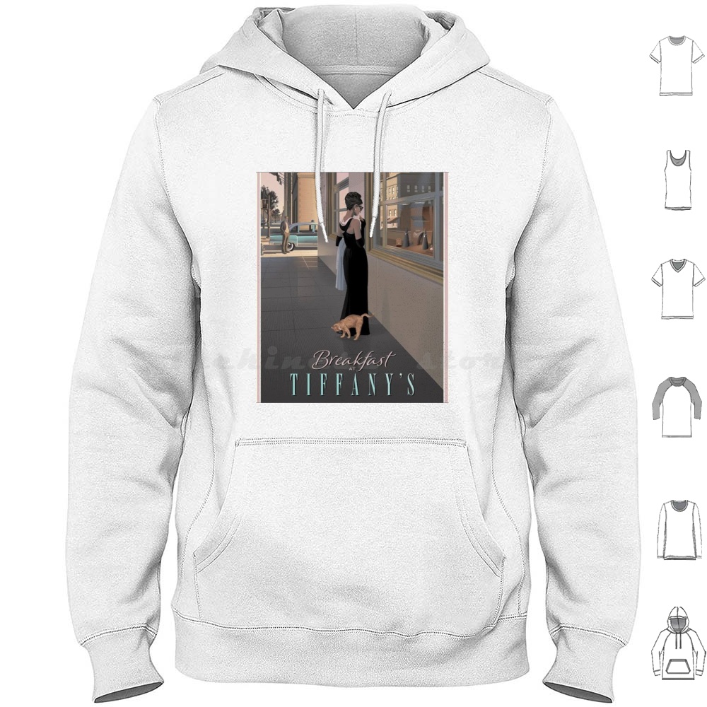 Men'S Fashion 1960S - Breakfast Hoodies Long Sleeve Breakfast Holly