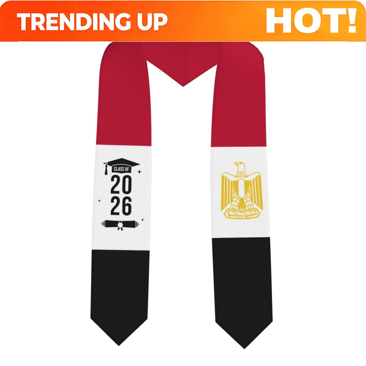 Men Fashion Egypt - Class Of 2026 Egypt Flag Graduation