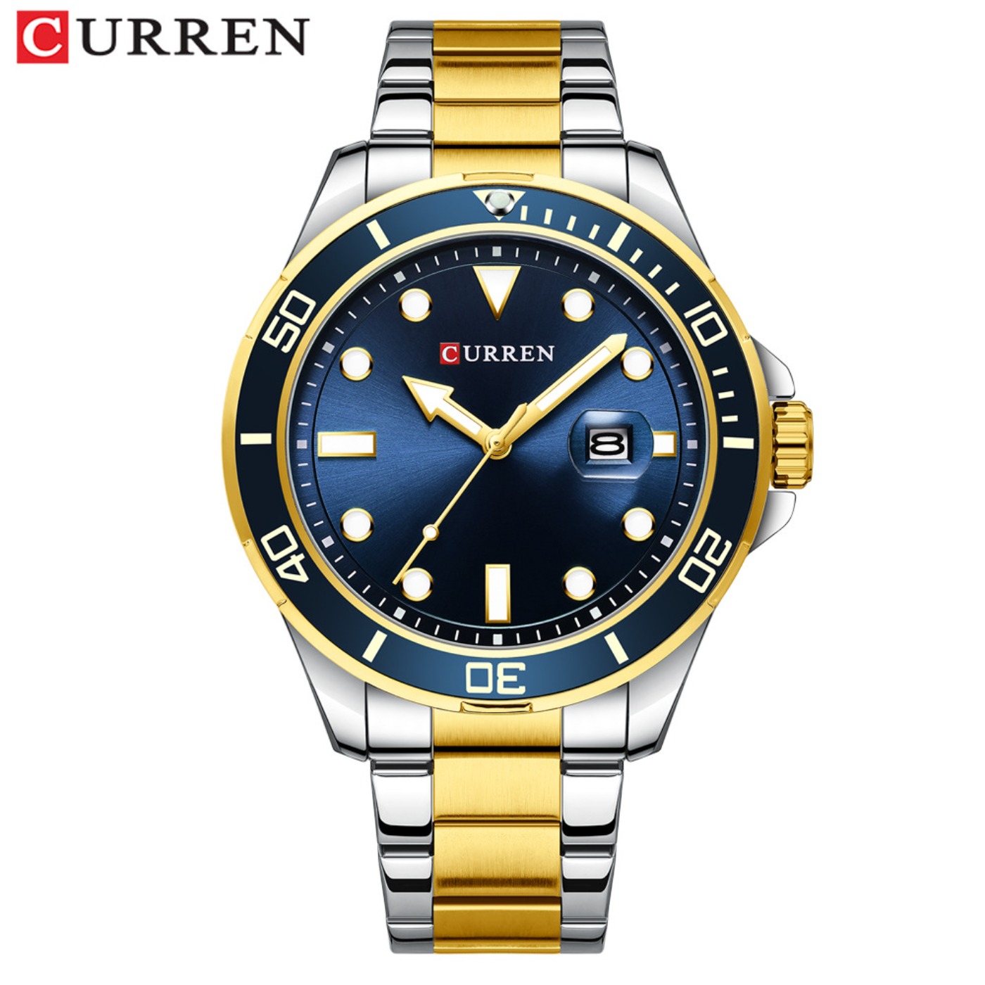 CURREN New Green Water Ghost S - Mens Fashion Watch 评论和价格