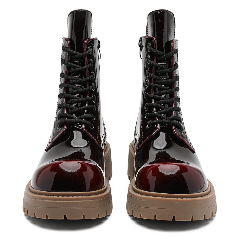 Fashionable Men High-top Chels - Mens Fashion Combat Boots 评论和价格