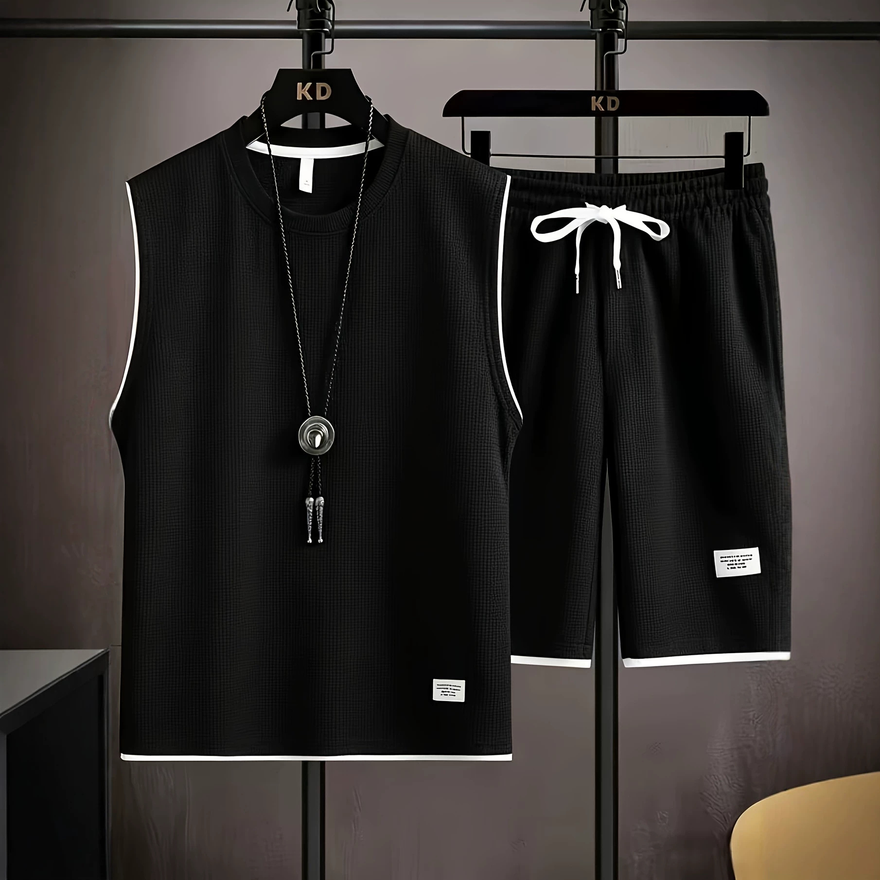Summer men's vest sets high qu - Mens Fashion Casual 评论和价格