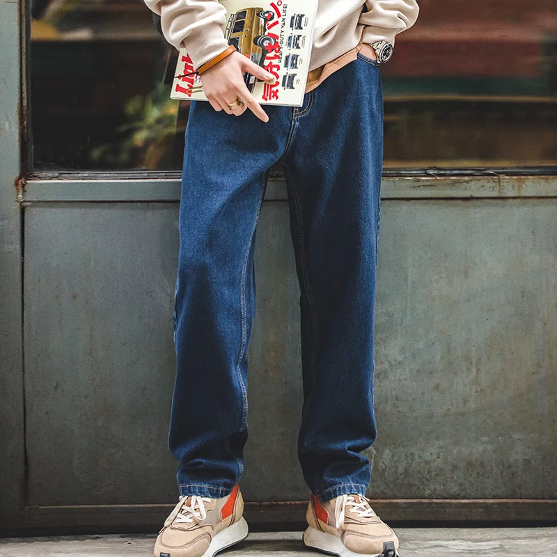 Maden Washed Denim Jeans 12.8  - Men'S Fashion With Baggy Jeans 评论和价格