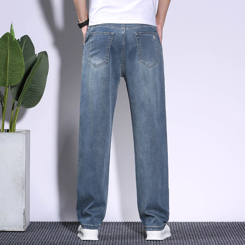 Soft Men's Lyocell Baggy Jeans - Men'S Fashion With Baggy Jeans 评论和价格