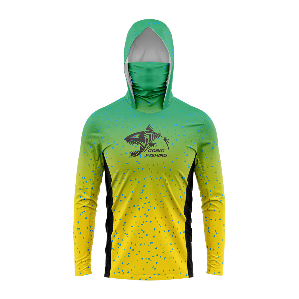 UPF50+ Hooded Fishing Shirt Bu - Mens Fashion Casual 评论和价格