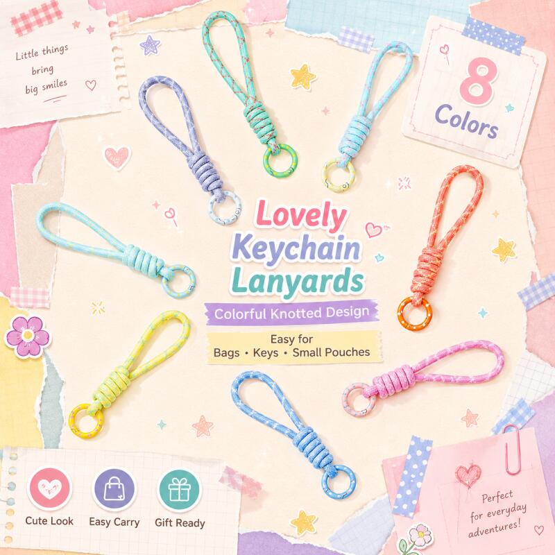 2~5pcs Colorful Braided Keycha - Men Fashion Key 评论和价格