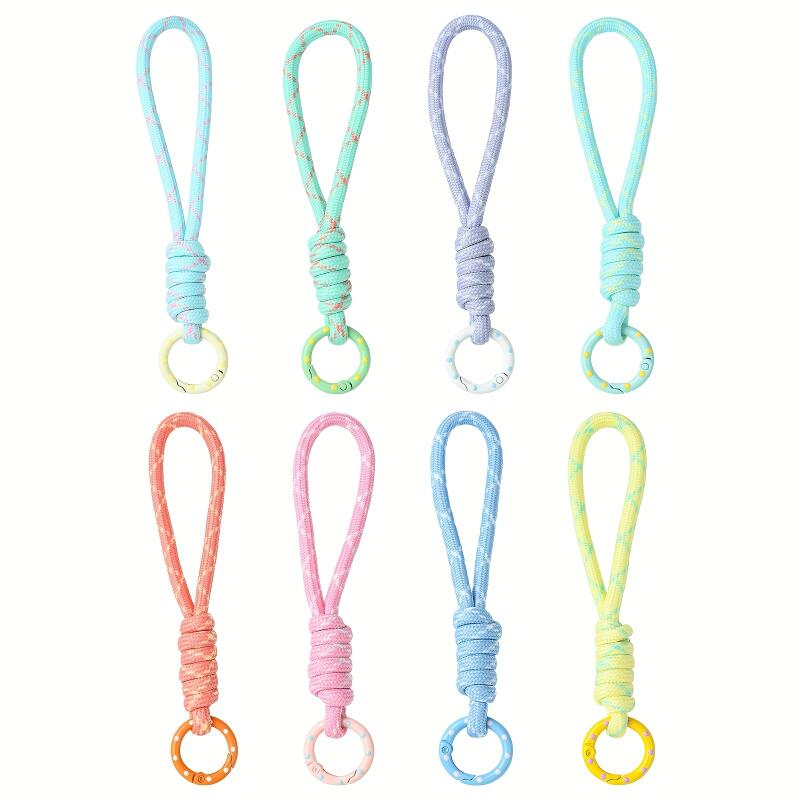 2~5pcs Colorful Braided Keycha - Men Fashion Key 评论和价格