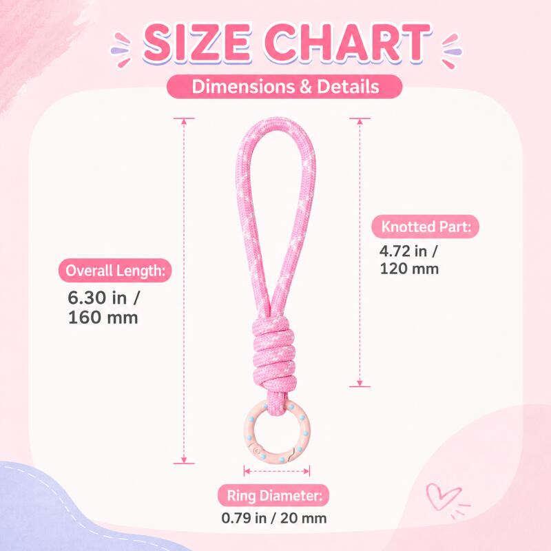 2~5pcs Colorful Braided Keycha - Men Fashion Key 评论和价格