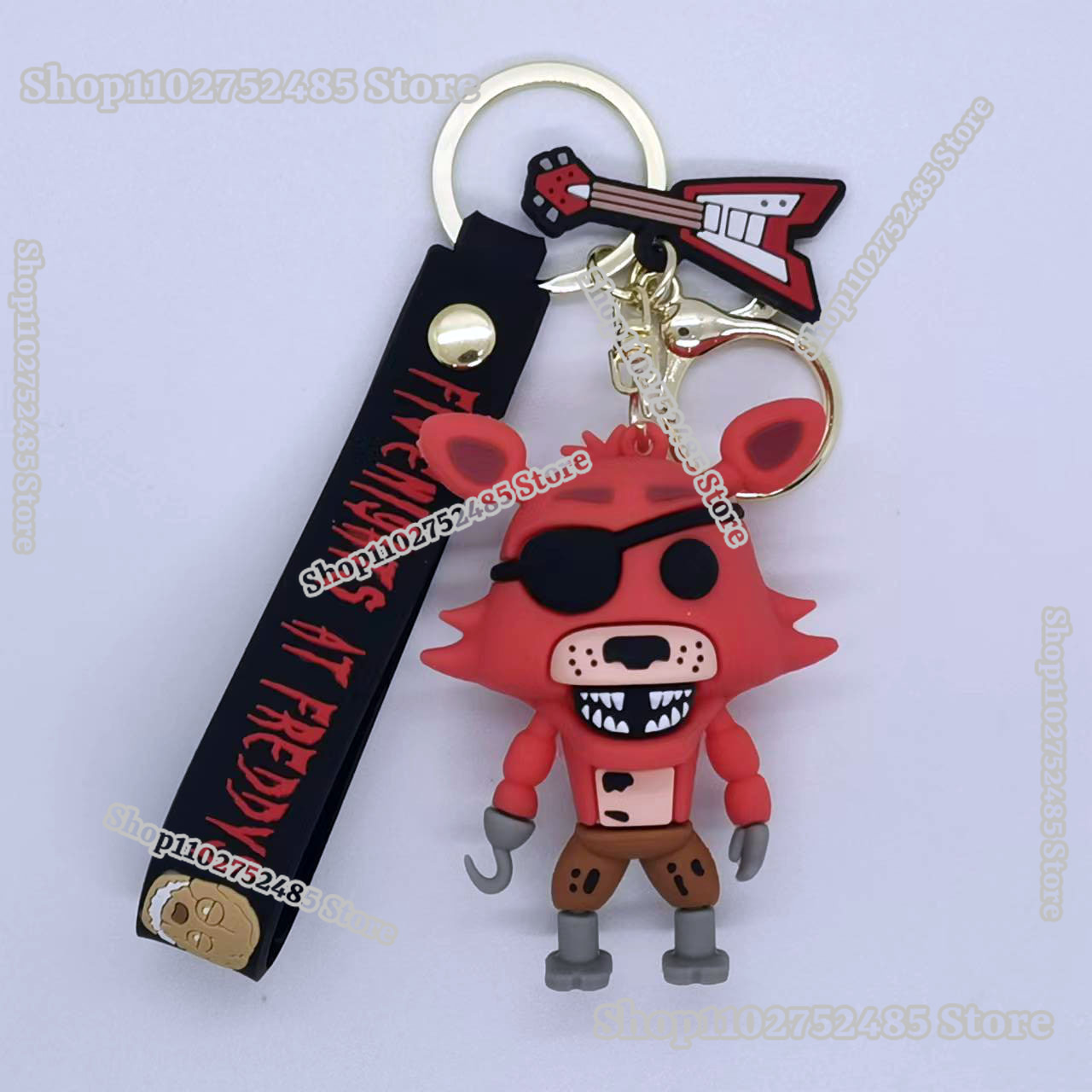 5pcs Cartoon Anime FNAF Figure - Men Fashion Key 评论和价格