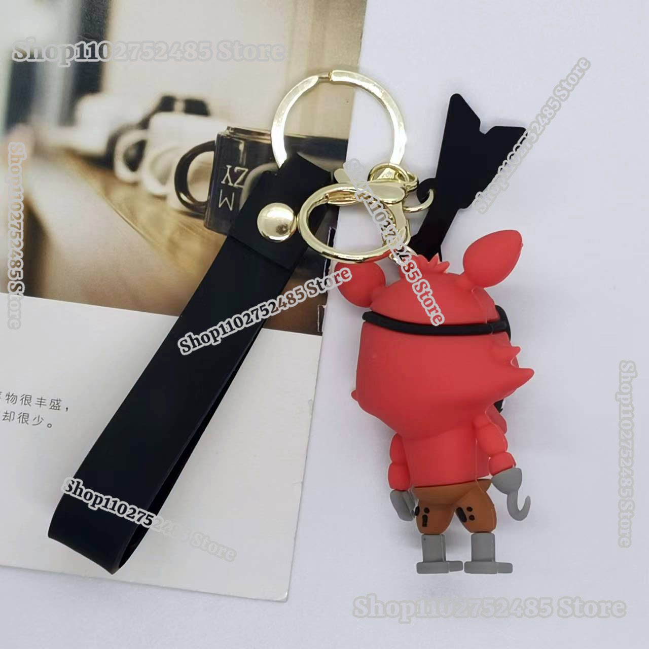 5pcs Cartoon Anime FNAF Figure - Men Fashion Key 评论和价格