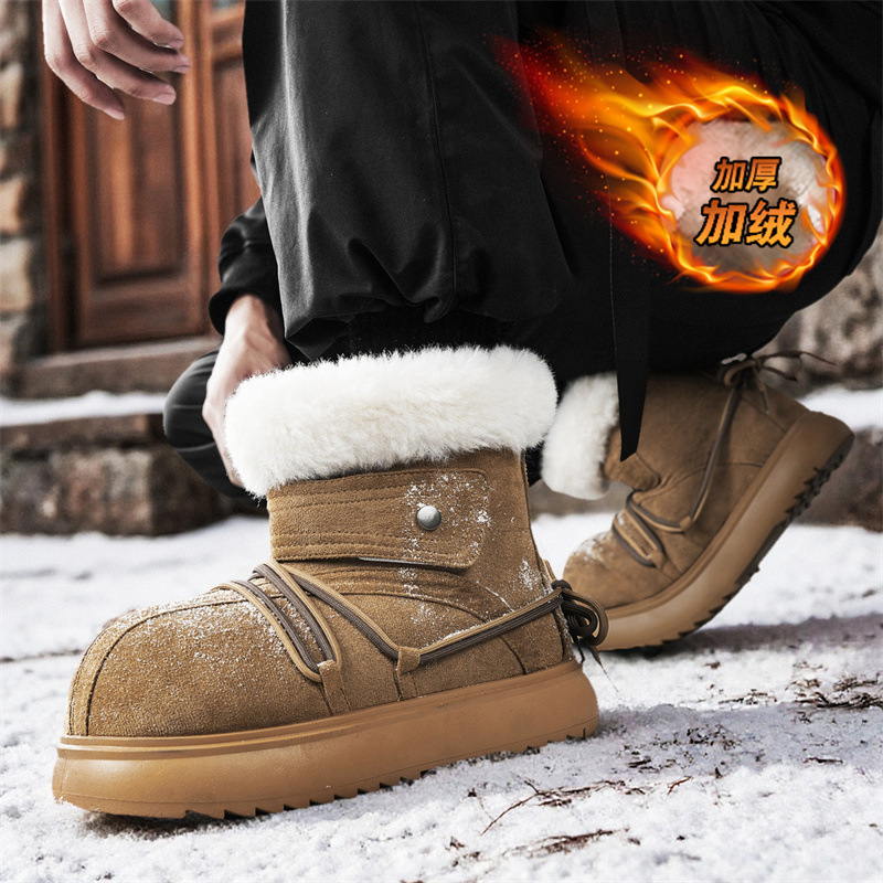 2025 New Winter Men Snow Boots - Men'S Fashion Videos 评论和价格