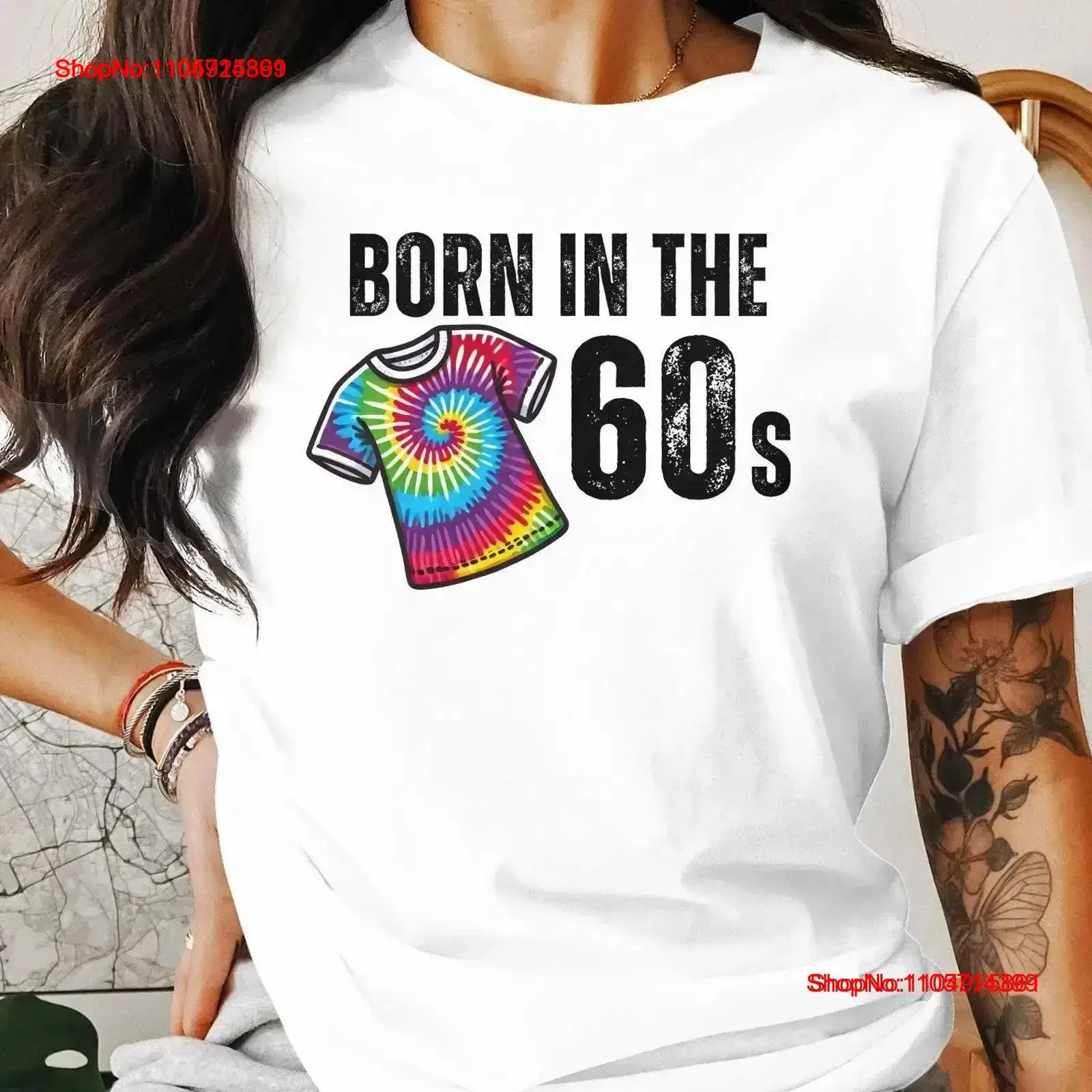 Born In The 60s T Shirt Retro  - Men'S Fashion 1960S 评论和价格