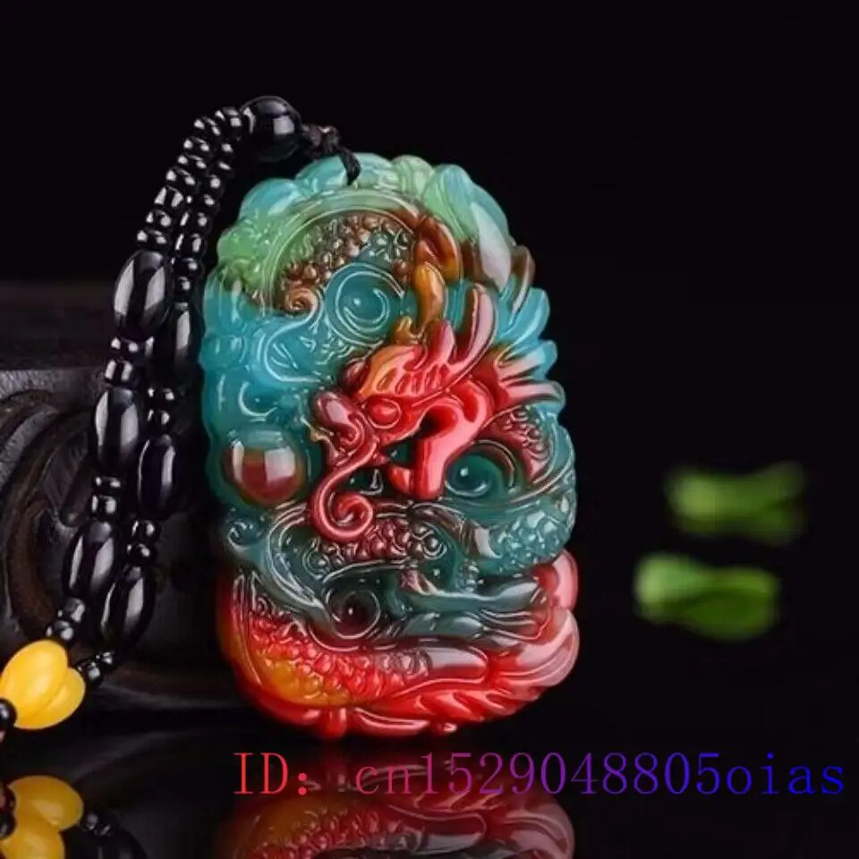 Real Jade Dragon Pendant Neckl - Men'S Fashion Usa 评论和价格