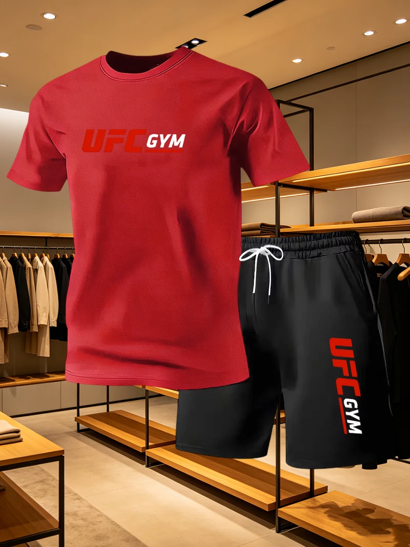Men's Fashion T-shirt Shorts U - Queer Men'S Fashion 评论和价格