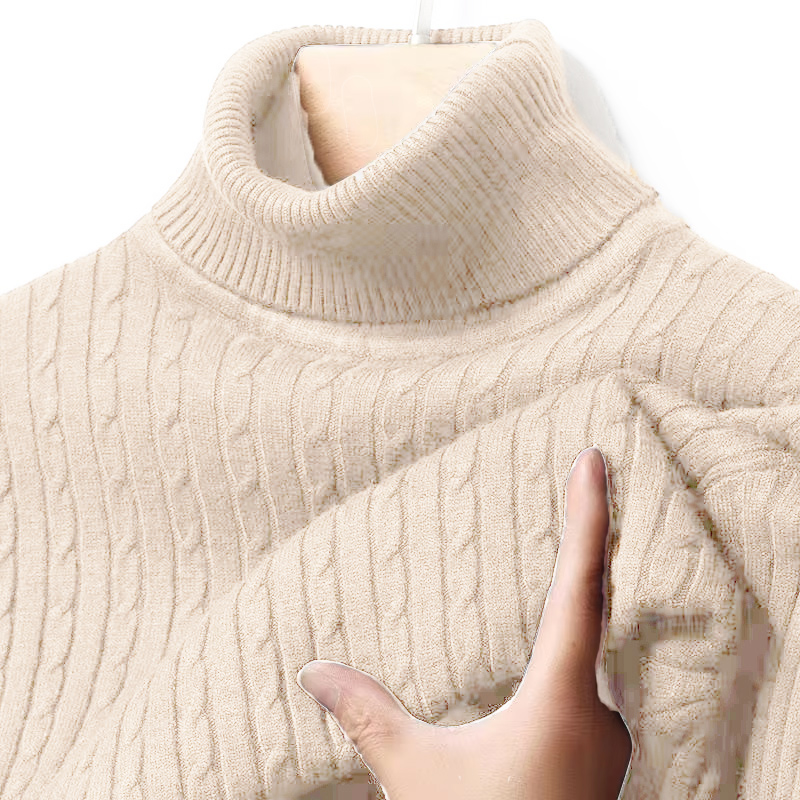 Winter High Neck Thick Warm Sw - Mens Fashion Jumpers 评论和价格