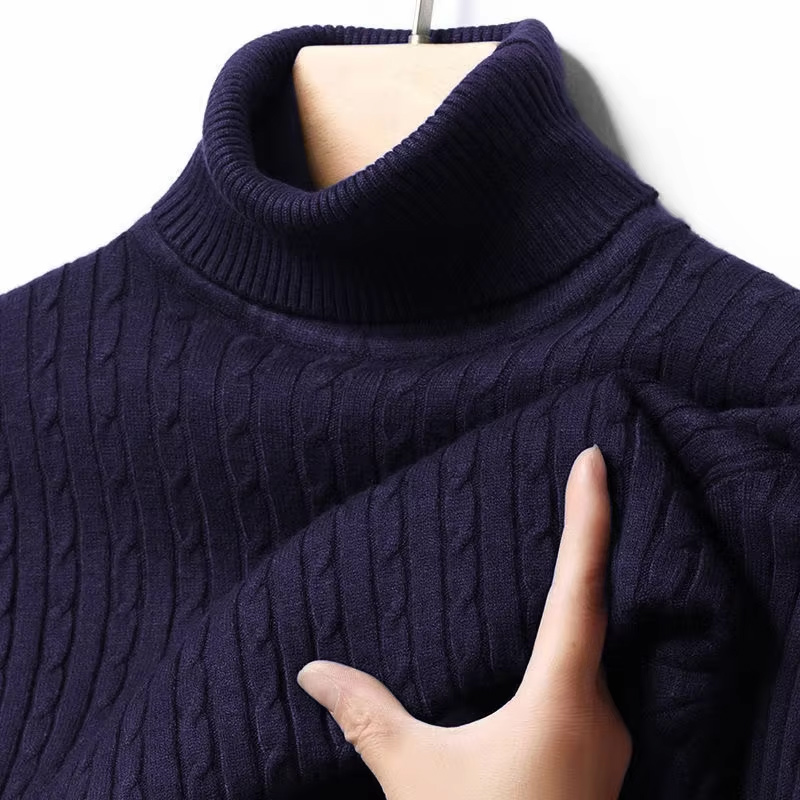 Winter High Neck Thick Warm Sw - Mens Fashion Jumpers 评论和价格