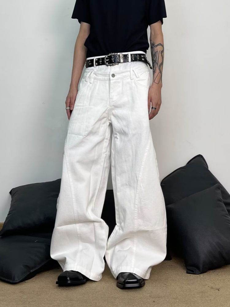 2026 Ropa Y2K Fashion Double W - Men'S Fashion With Baggy Jeans 评论和价格