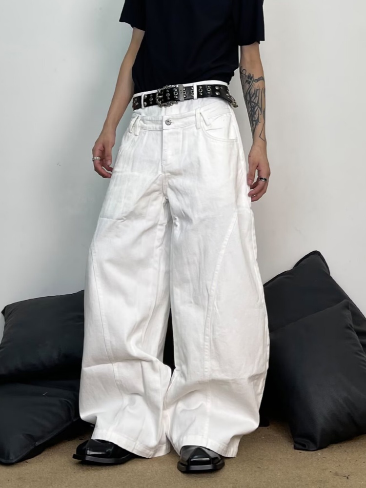 2026 Ropa Y2K Fashion Double W - Men'S Fashion With Baggy Jeans 评论和价格
