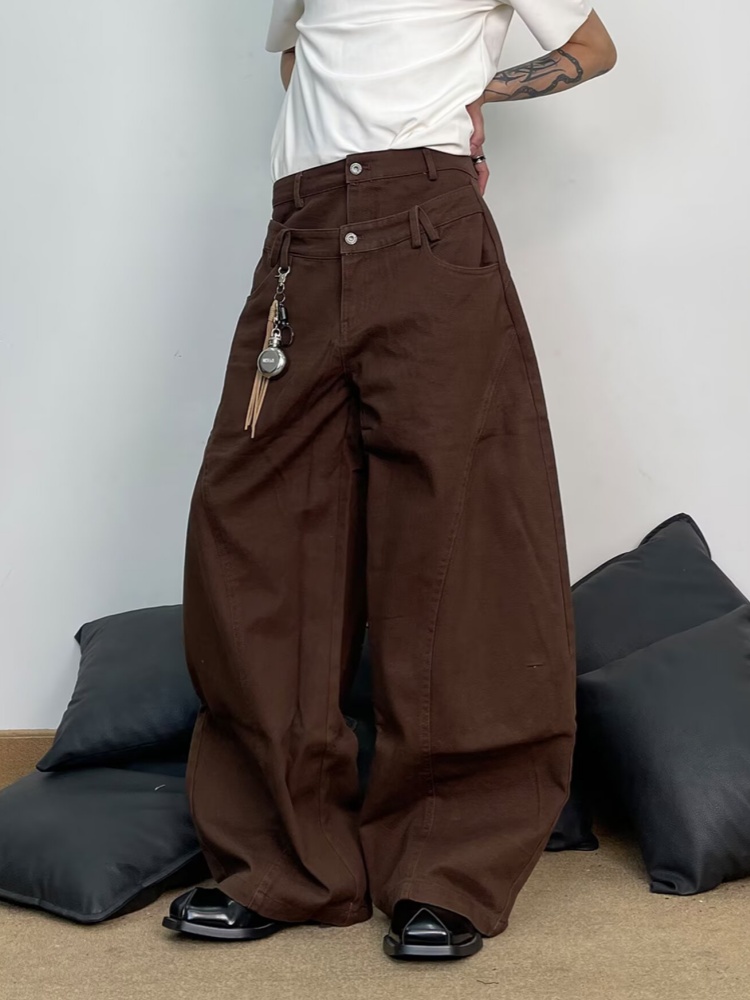 2026 Ropa Y2K Fashion Double W - Men'S Fashion With Baggy Jeans 评论和价格