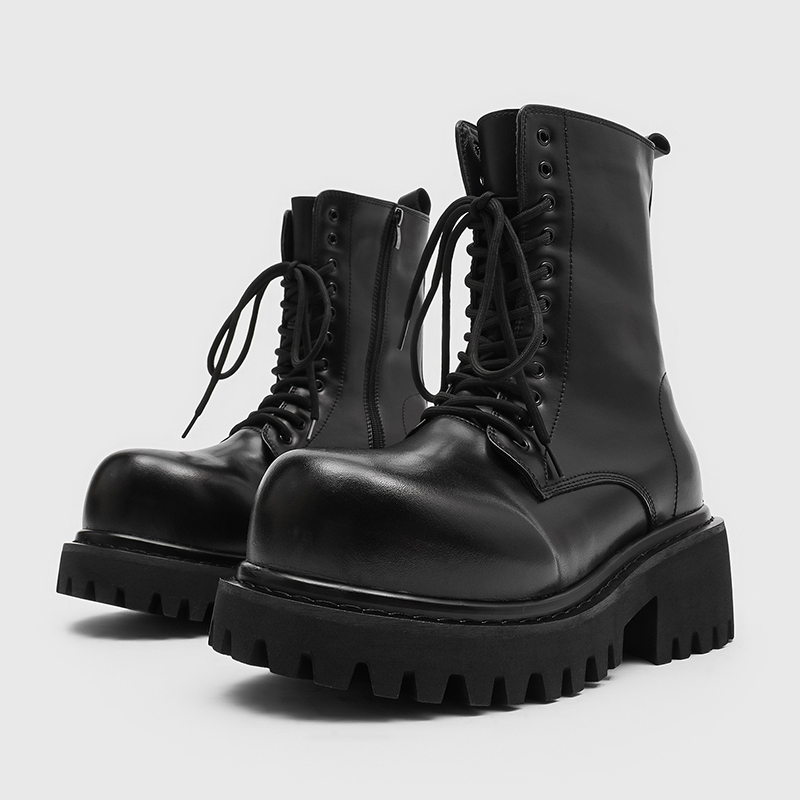 Unisex High Top Leather Boots  - Men'S Fashion Xxl 评论和价格