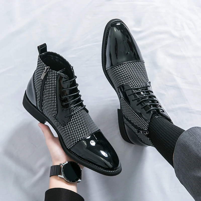 High Quality Men Boots Fashion - Mens Fashion Dress 评论和价格