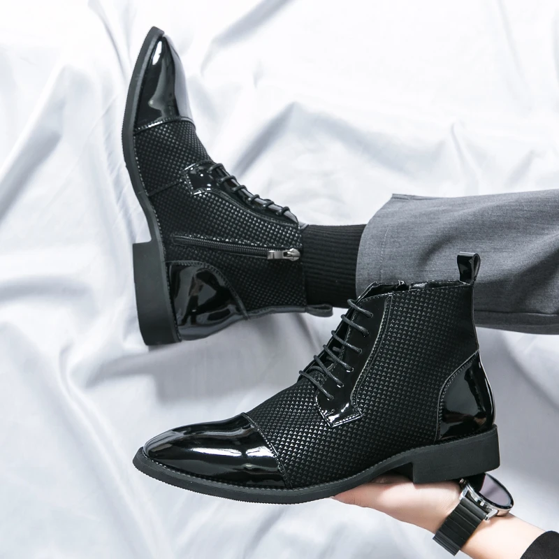 High Quality Men Boots Fashion - Mens Fashion Dress 评论和价格