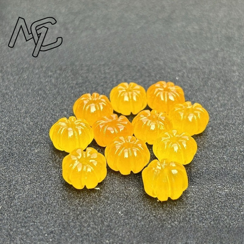 10pcs A Green Jade Pumpkin Bea - Men'S Fashion Accessories 评论和价格