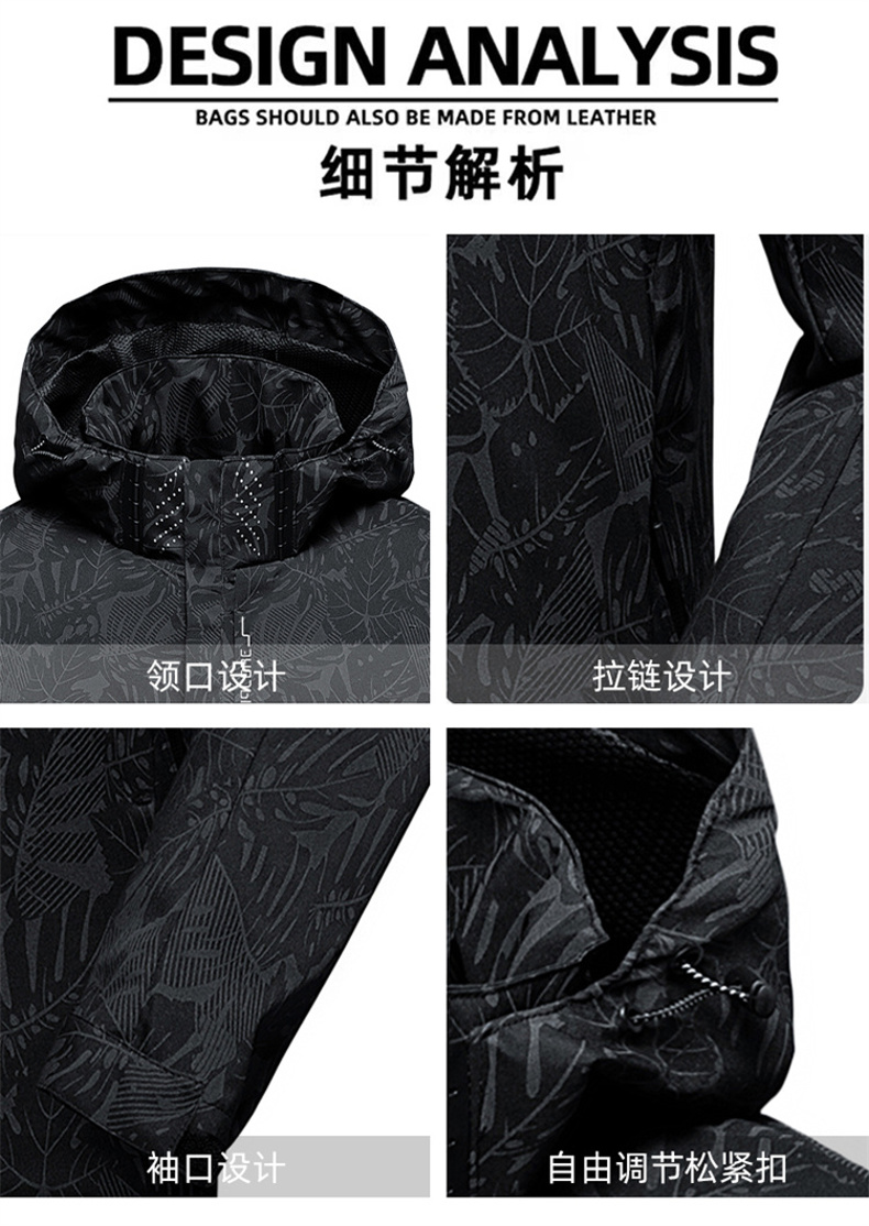 2026 Men's Casual Waterproof W - Windbreaker Men Zip 评论和价格