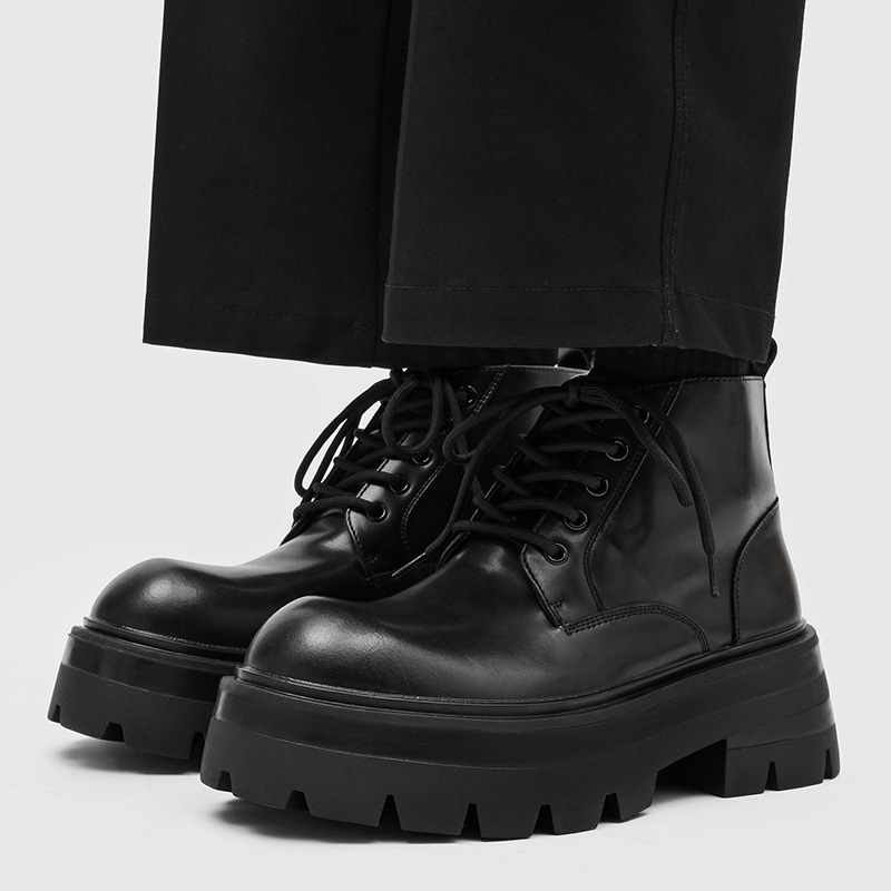 men fashion platform boots lac - Mens Fashion Dress 评论和价格