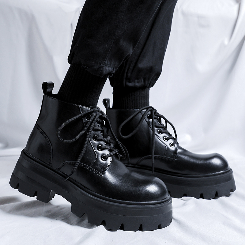 men fashion platform boots lac - Mens Fashion Dress 评论和价格