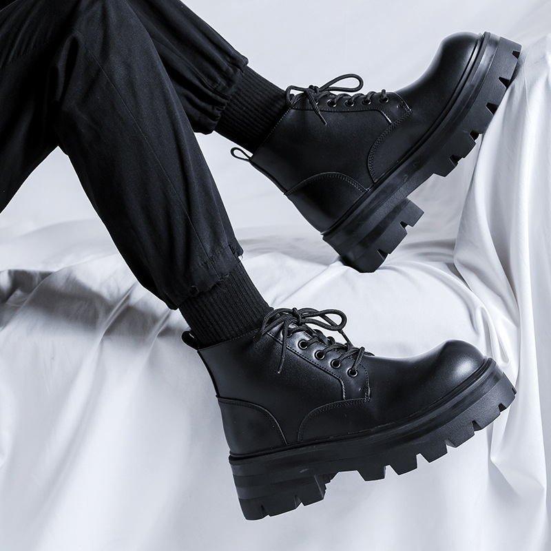men fashion platform boots lac - Mens Fashion Dress 评论和价格