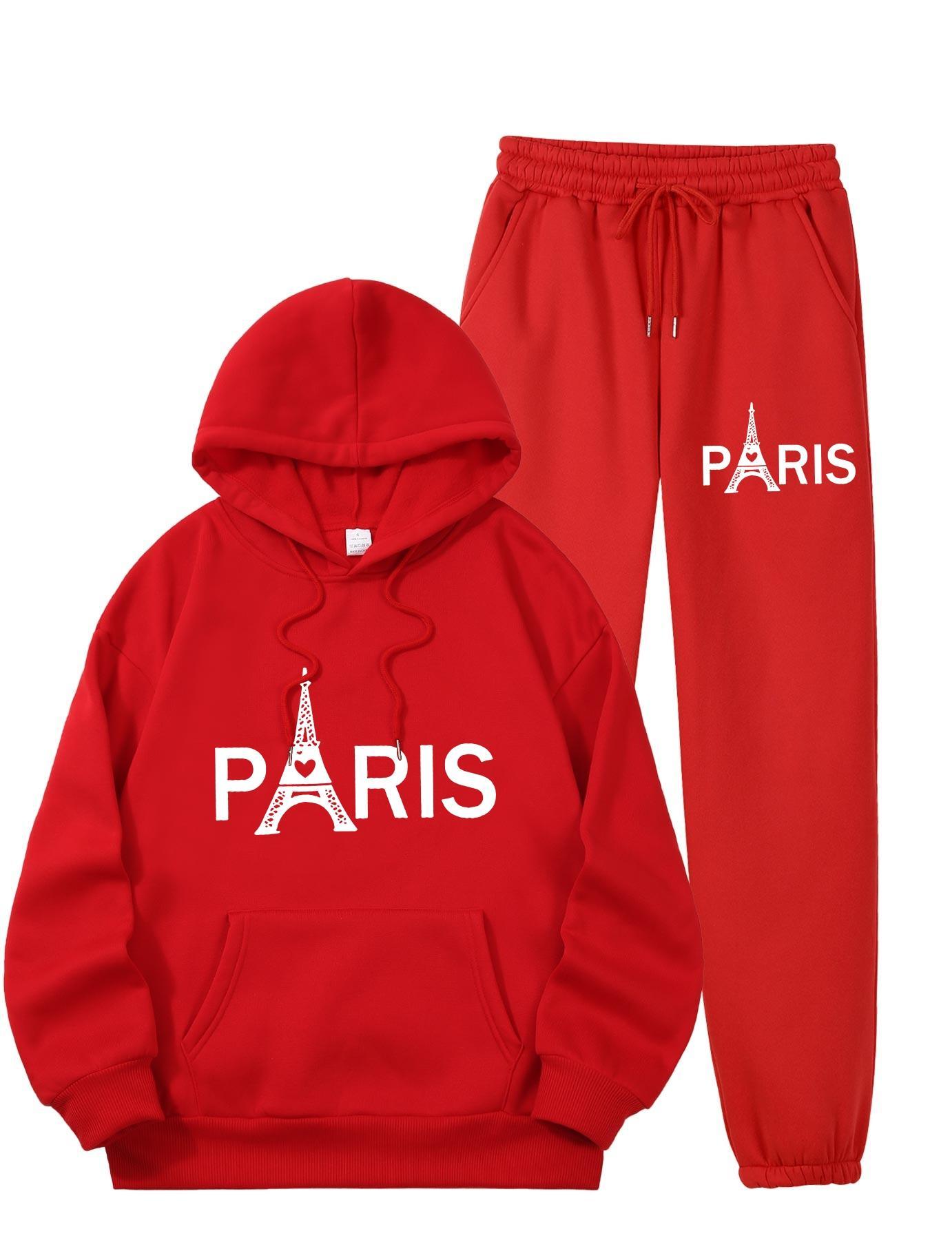 Ladies Paris Eiffel Tower Prin - Mens Fashion Casual 评论和价格