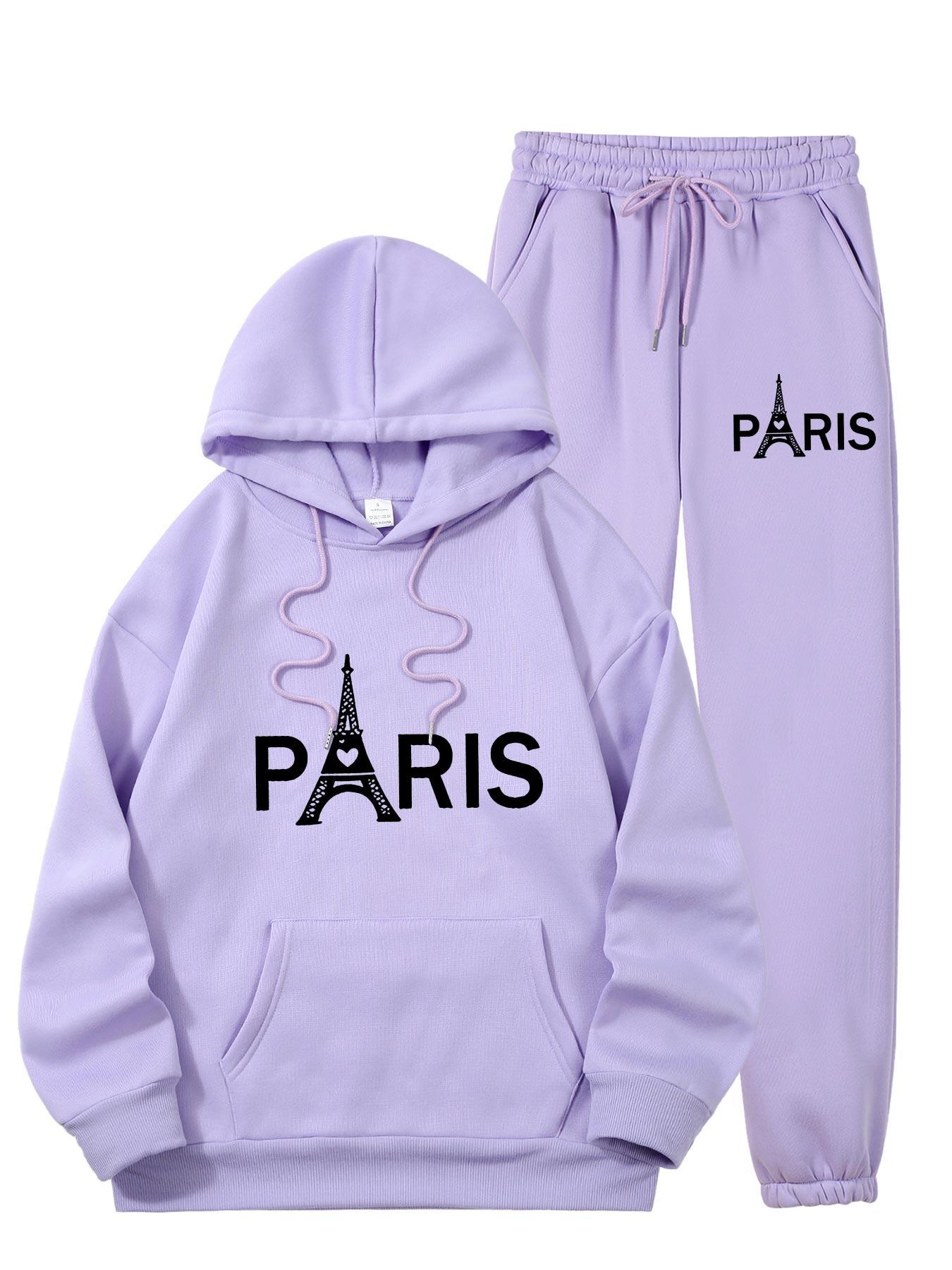 Ladies Paris Eiffel Tower Prin - Mens Fashion Casual 评论和价格