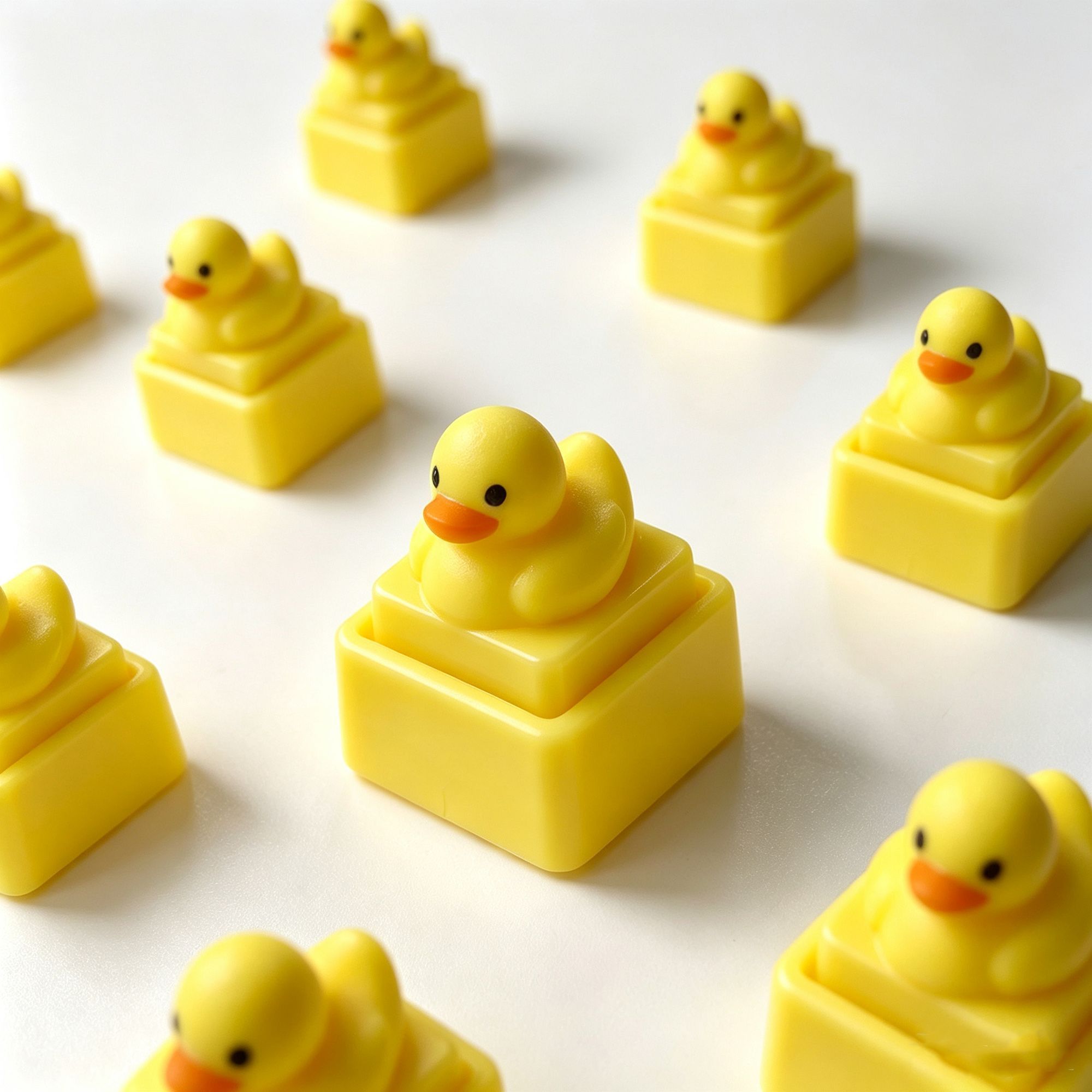 Cute Yellow Duck Press Keychai - Men Fashion Key 评论和价格