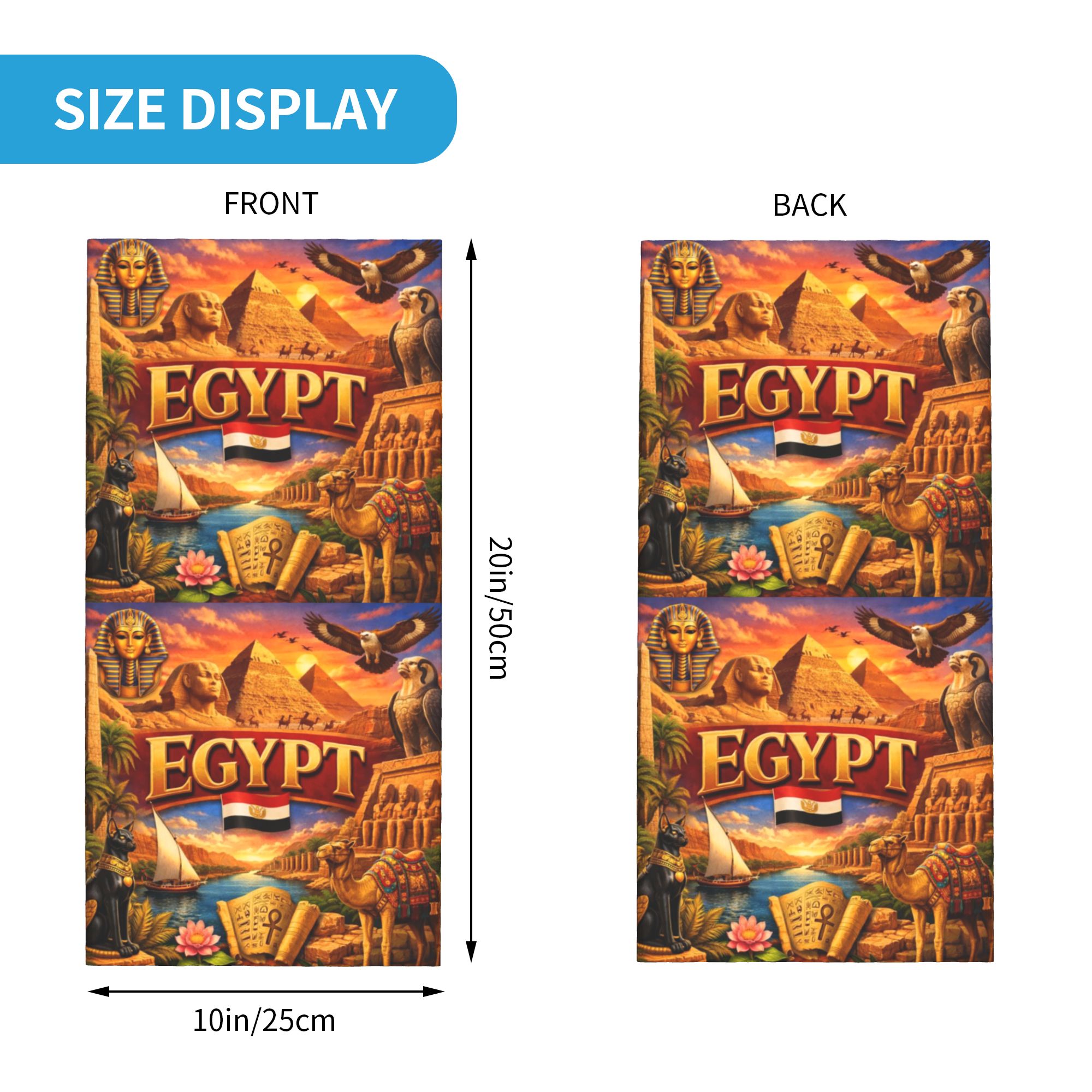 The Sphinx of Egypt Bandana Ne - Men Fashion Egypt 评论和价格