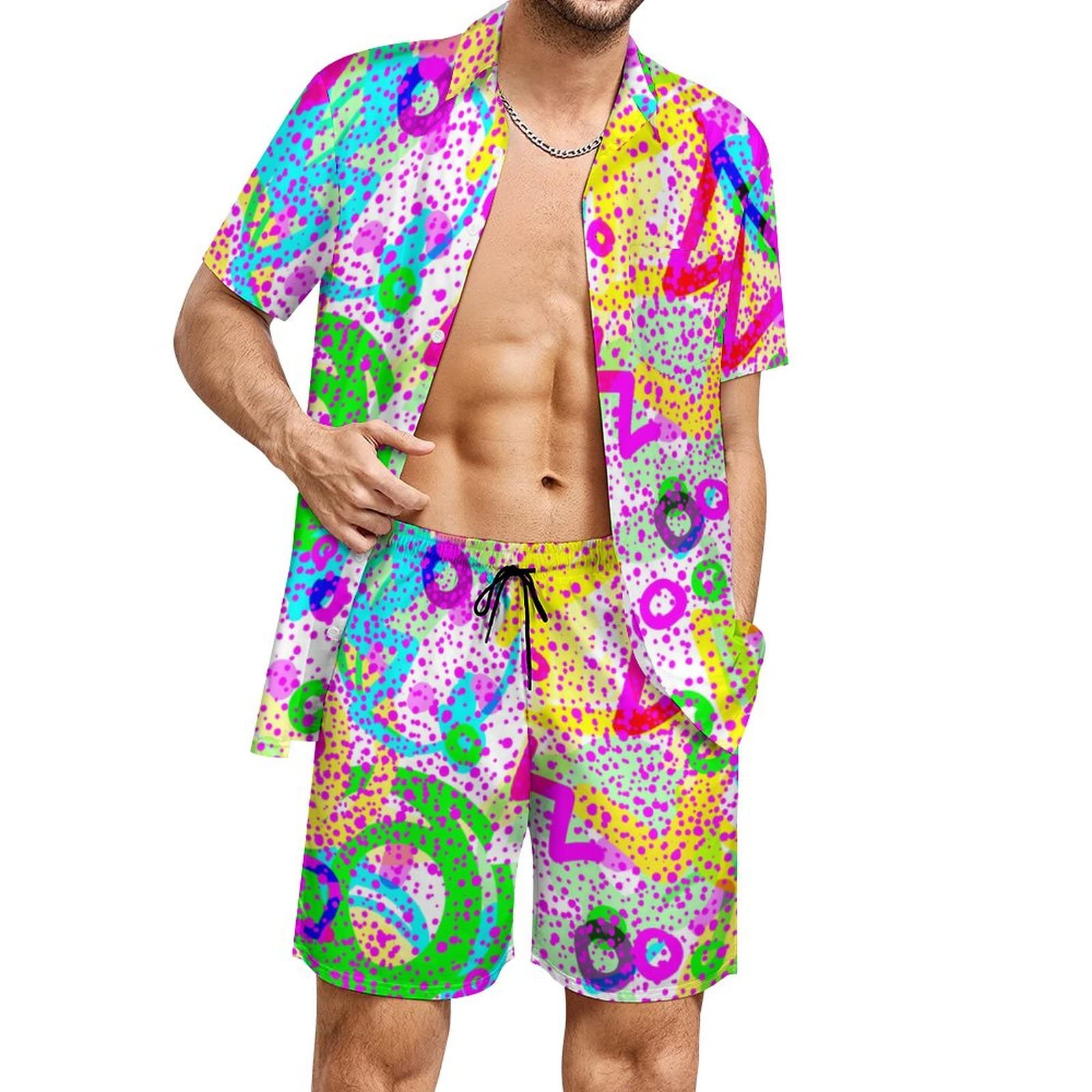 Summer Irregular Geometric 3D  - Queer Men'S Fashion 评论和价格