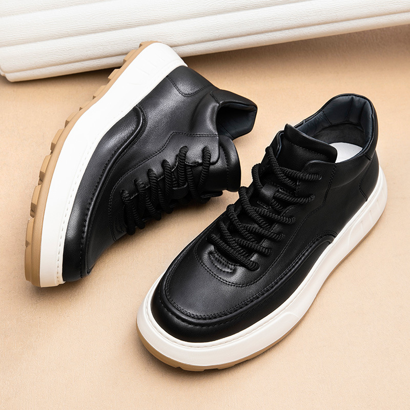 Fashion Genuine Leather  Comba - Mens Fashion Combat Boots 评论和价格