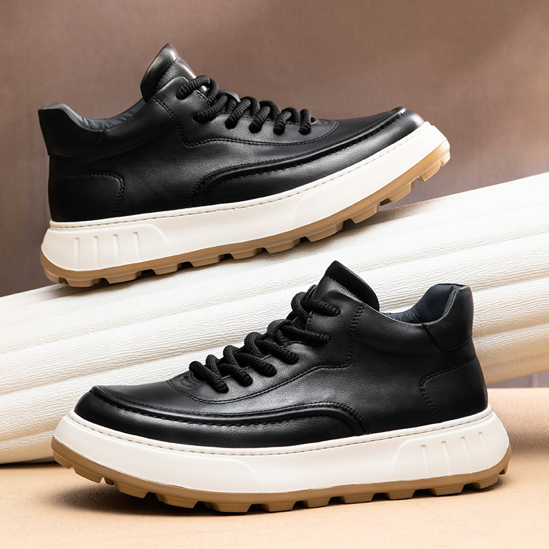 Fashion Genuine Leather  Comba - Mens Fashion Combat Boots 评论和价格