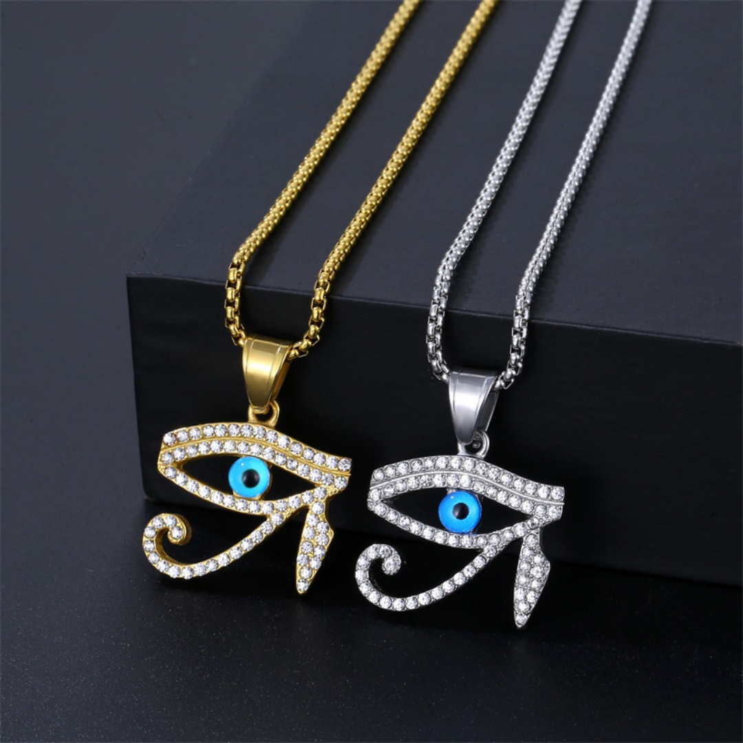 Ancient Egypt Iced Out Eye of  - Men Fashion Egypt 评论和价格