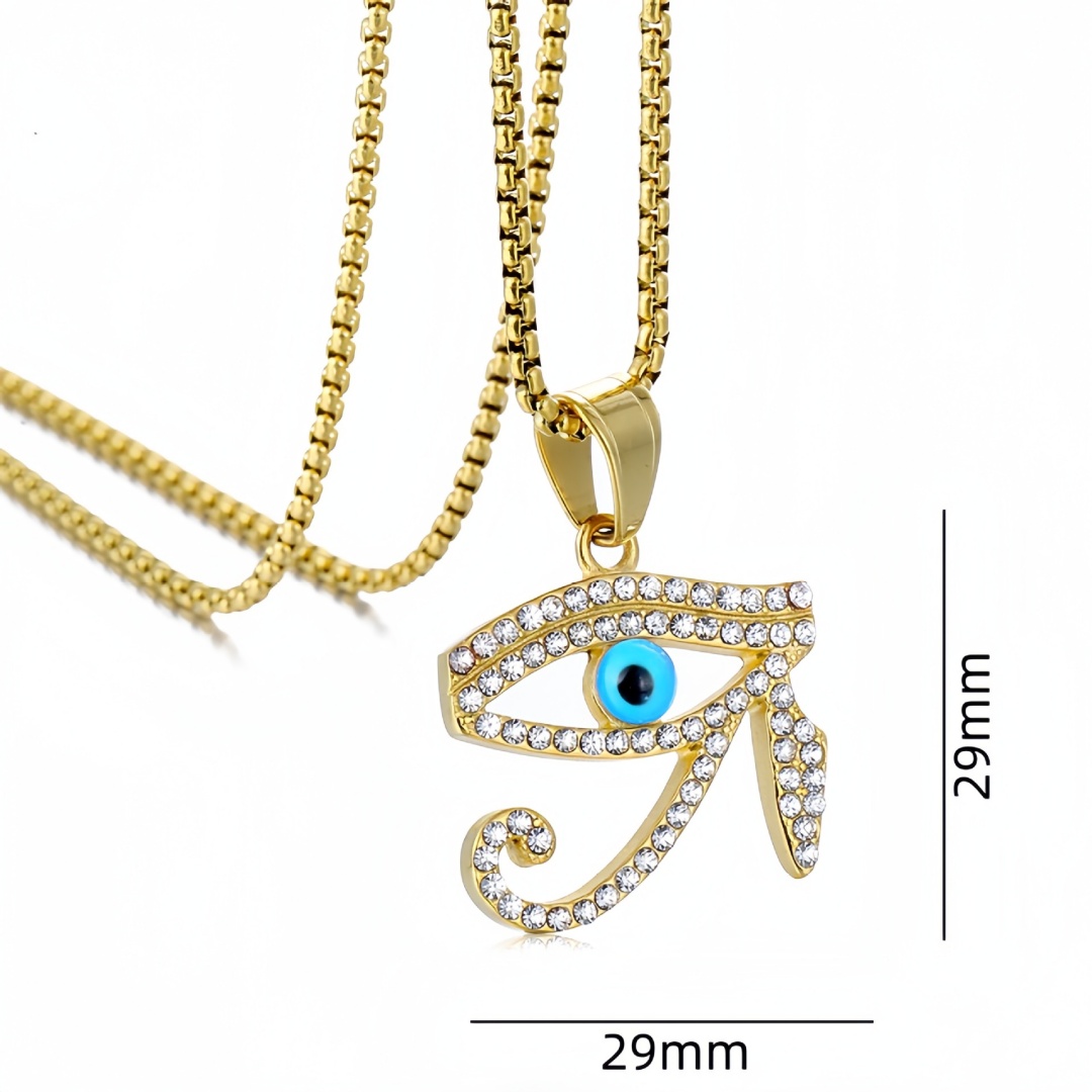 Ancient Egypt Iced Out Eye of  - Men Fashion Egypt 评论和价格