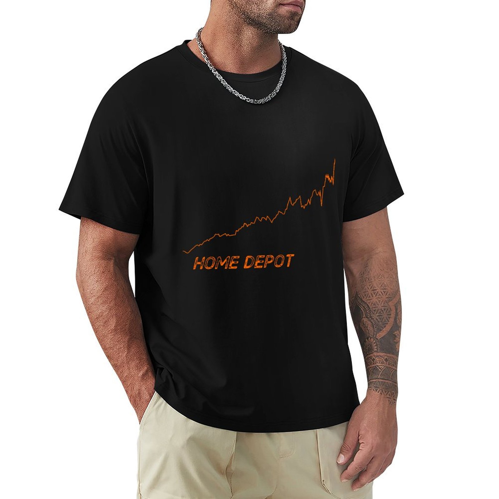 Home Depot Graph T-Shirt Summe - Men'S Fashion Depot 评论和价格