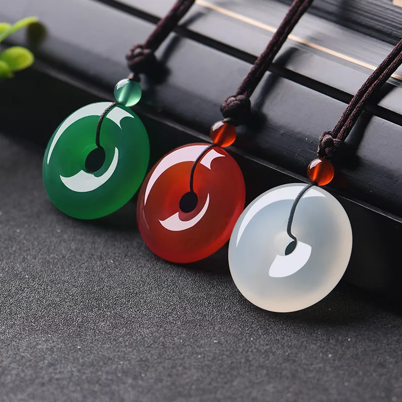 Natural Multicolor Jade Doughn - Men'S Fashion Accessories 评论和价格