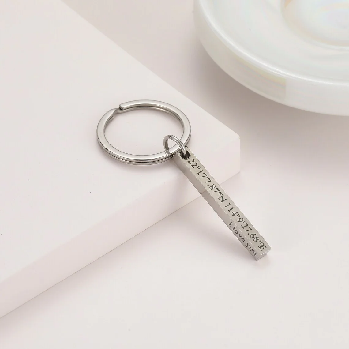 Personalized Engraved Bar Keyc - Men'S Fashion Gold Chain 评论和价格