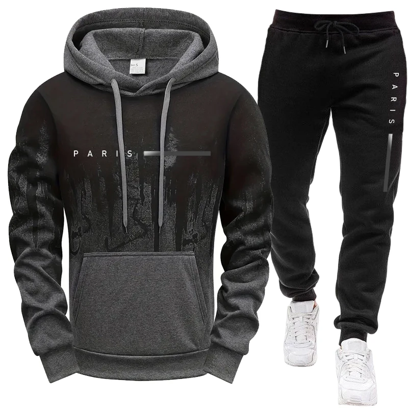 Men's Set/Hoodie/Pants Paris N - Men'S Fashion Trousers 评论和价格