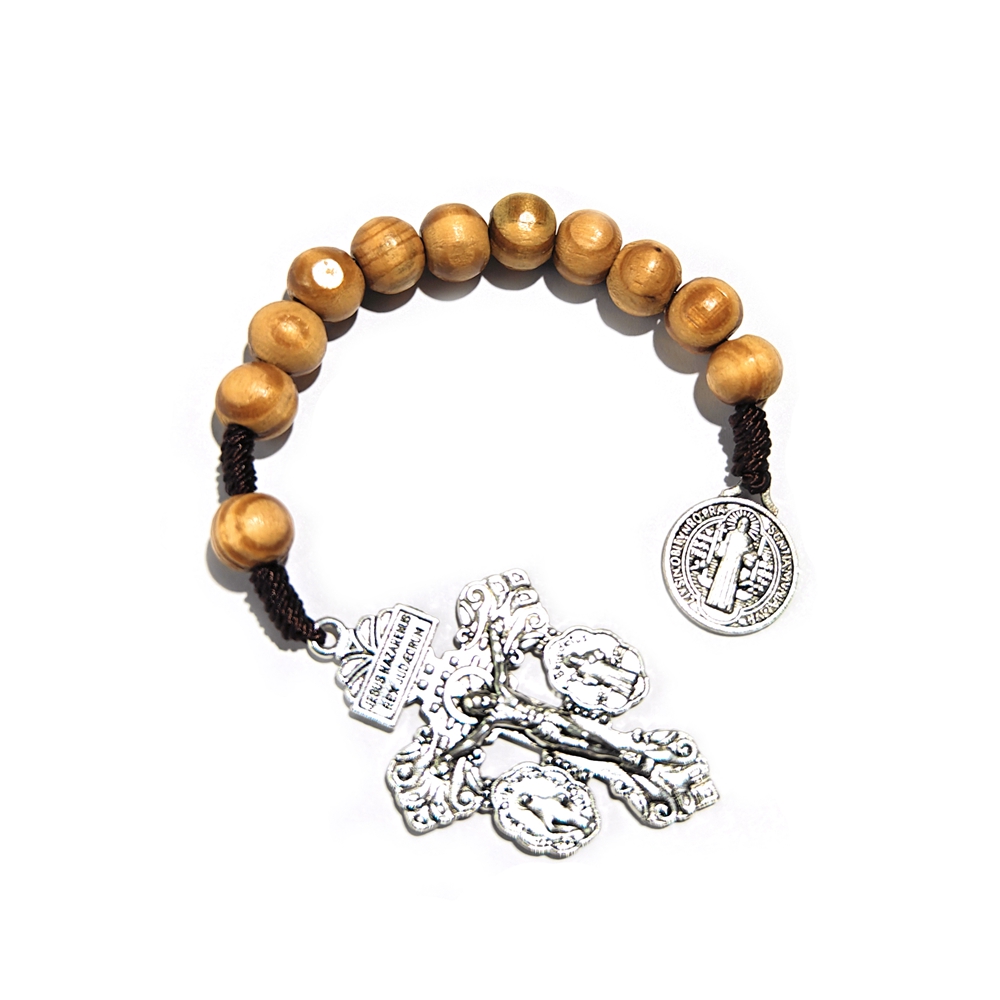 QIGO Open Woven Rosary Wooden  - Men'S Fashion Easter 评论和价格
